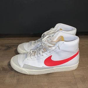 Nike Blazer Mid '77 Red and Blue Swoosh
